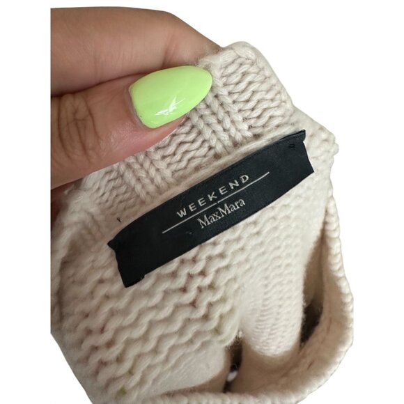 MAX MARA Weekend Baita Fringe Wool Alpaca Blend Sweater Size X Small - Picture 10 of 10